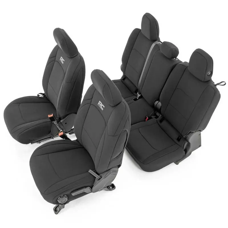 Komplet pokrowców na fotele neoprene black Rough Country Cena promocyjna