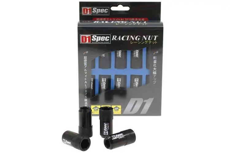 Najlepsza cena Nakrętki D1Spec Replika HEX M12x1,25 Czarne