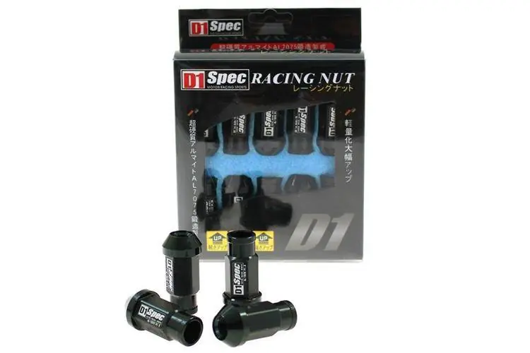 Ostatnie sztuki Nakrętki D1Spec Replika Race M12x1,25 Czarne