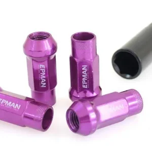 Bezpieczna płatność Nakrętki Epman JDM M12x1,25 Fioletowe