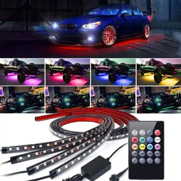 Neony LED Undercar Kit 2x90cm 2x120cm Hit sprzedaży