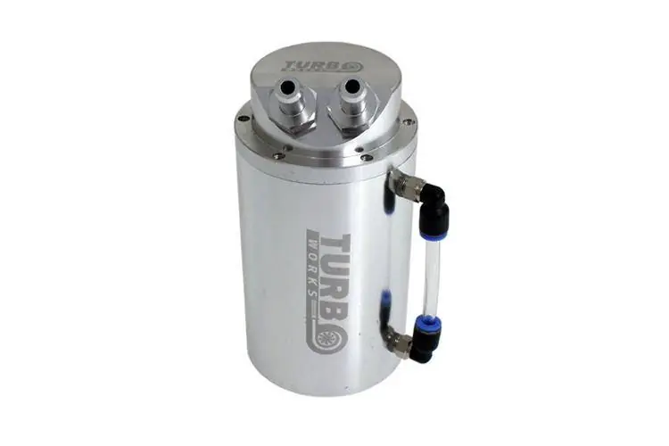 Zamów teraz Oil catch tank TurboWorks 10mm Silver
