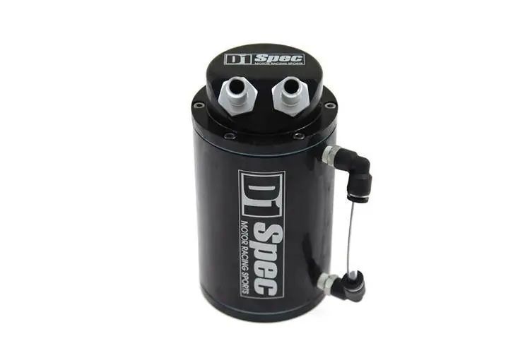 Oil catch tank D1Spec 15mm Black Bezpieczna płatność