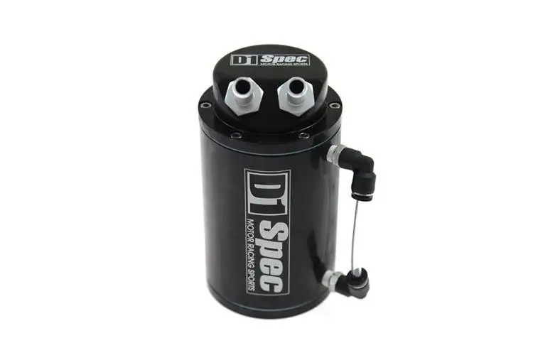 Nie przegap Oil catch tank D1Spec 9mm Black