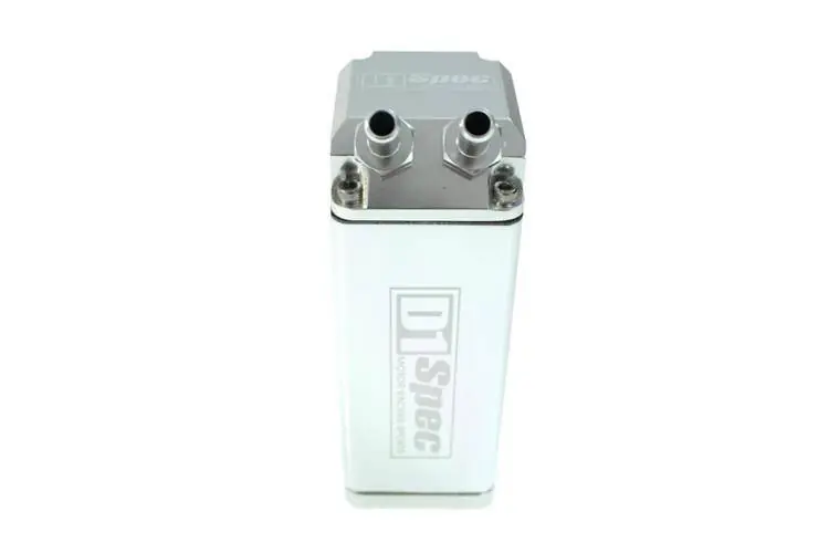 Dostępne od ręki Oil catch tank D1Spec 15mm Silver Square
