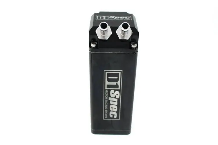 Sprawdź teraz Oil catch tank D1Spec 9mm Black Square
