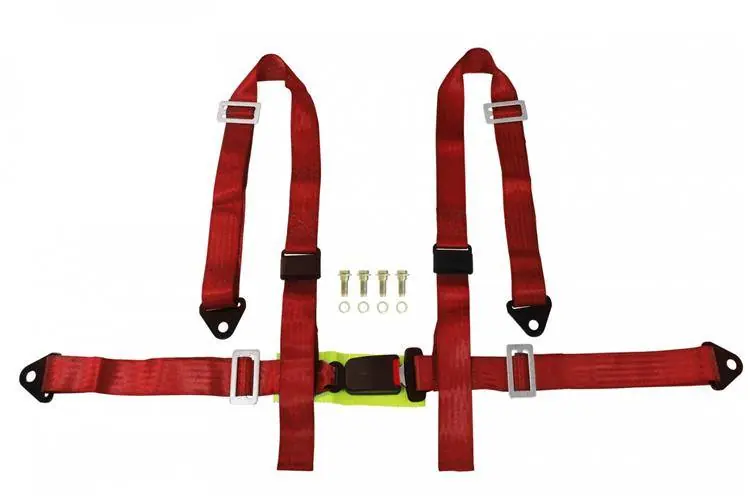 Pasy sportowe 4p 2" Czerwone - E4 Oferta czasowa