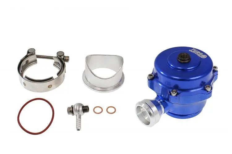 Tani Blow Off TurboWorks 50mm V-Band QR Recirculating Niebieski