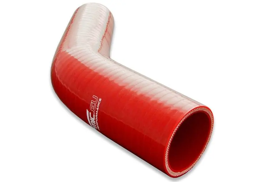 Wyjątkowa oferta Silikonowe kolanko redukcyjne FMIC 45st 63/80mm Czerwone