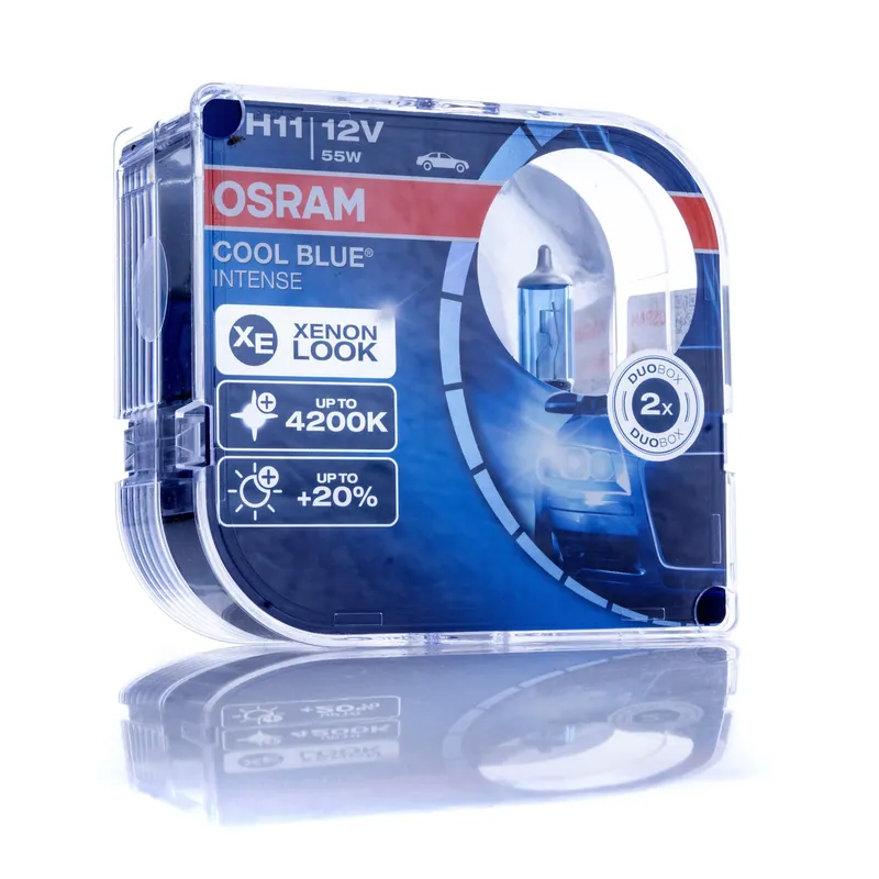 Zamów teraz Żarówki H11 OSRAM COOL BLUE Intense 12V 55W DUO