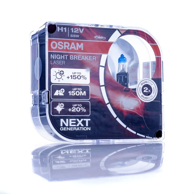 Cena promocyjna Żarówki H1 NIGHT BREAKER® LASER Duo Box