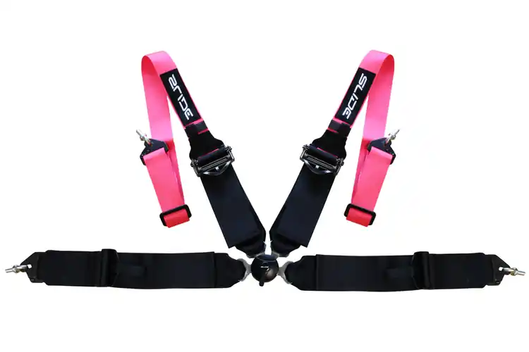 Pasy sportowe Slide Quick 4p 2"+3" Różowo-Czarne Darmowy zwrot
