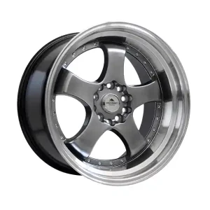 Promocja Forzza Flamber 8,5x18 5x114.3/120 ET25 74,1 Hyper Black / Lip Machined