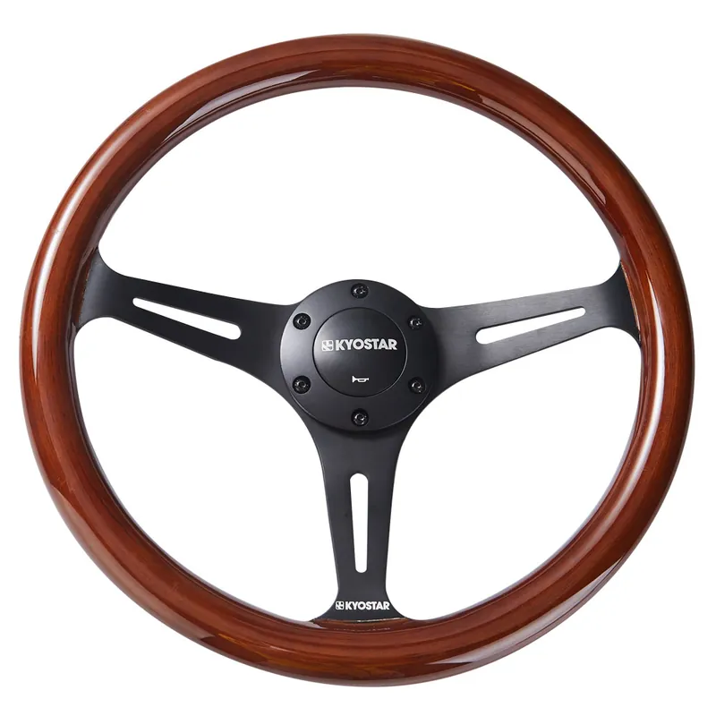 Kierownica sportowa Kyostar Wooden Black (drewniana) Oferta limitowana