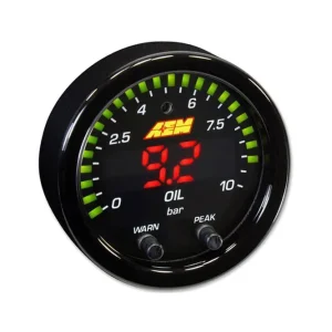 Zegar AEM Electronics X-Series 10 BAR Oil Pressure Darmowy zwrot