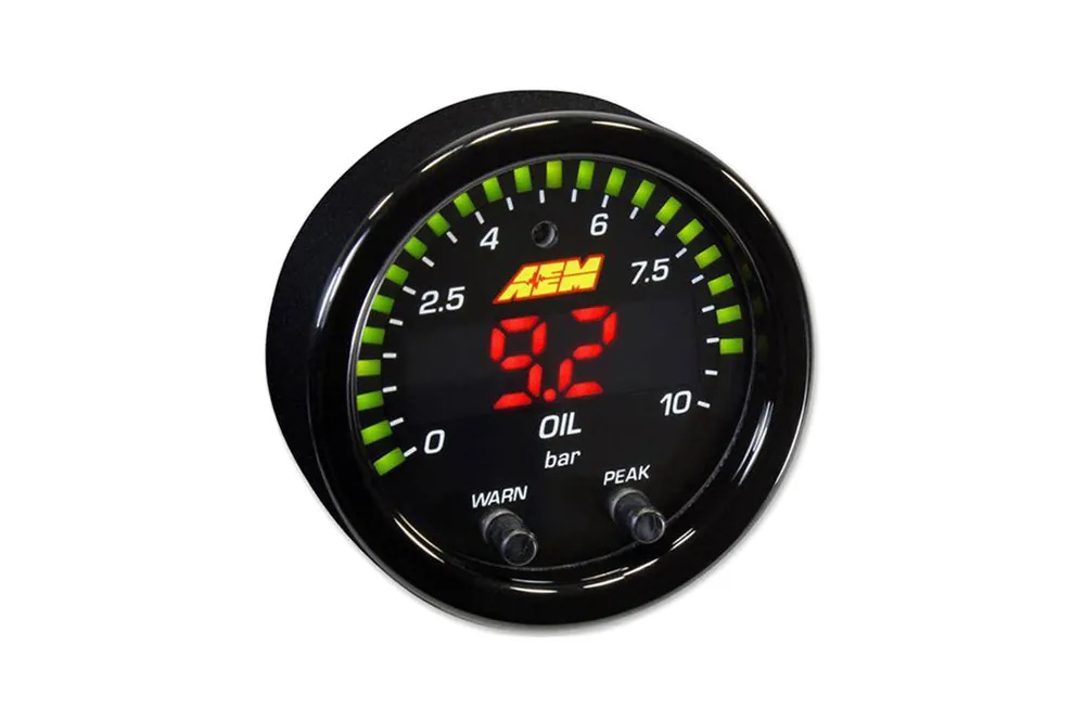 Zegar AEM Electronics X-Series 10 BAR Oil Pressure Darmowy zwrot