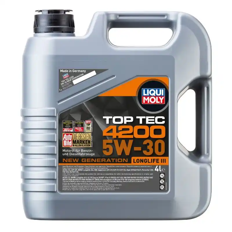 Hit sprzedaży Olej LIQUI MOLY TopTec 4200 5W30 4L