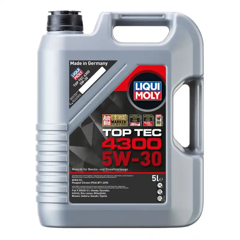 Olej LIQUI MOLY TopTec 4300 5W30 5L Bestseller
