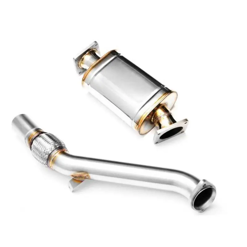 Zamów teraz Downpipe BMW E60 E61 525d 530d M57N 2002-2007 EURO 3 z tłumikiem 63,5 mm
