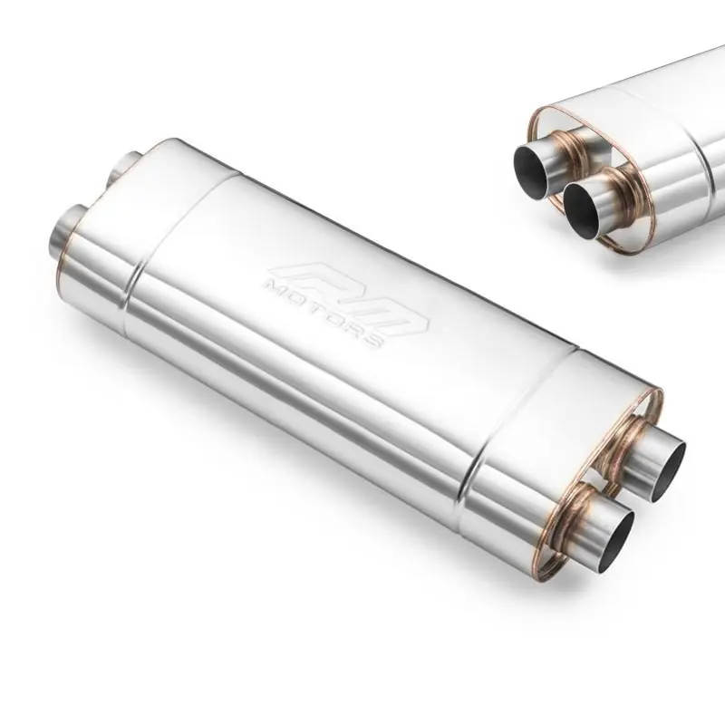 Uniwersalny tłumik E011 dł. 600 mm wejście 50 mm / 2 cale RM Motors Kup online