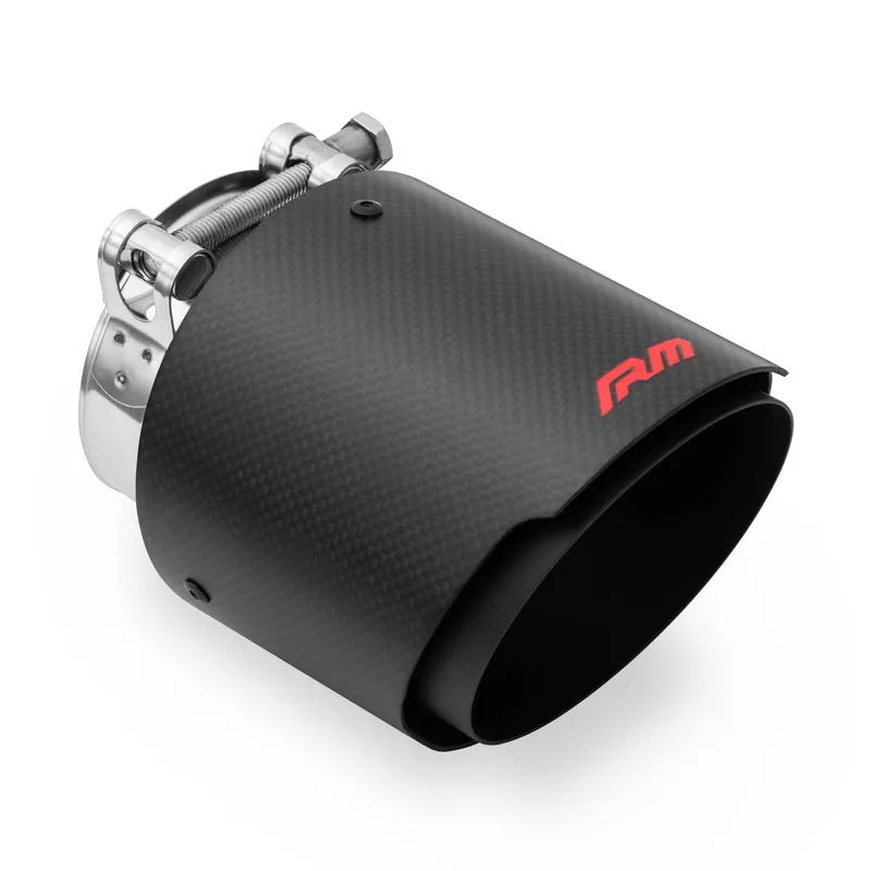 Zamów dziś Końcówka wydechu carbon 114 mm montaż 63,5 mm (2.5 cala) matowa RM Motors