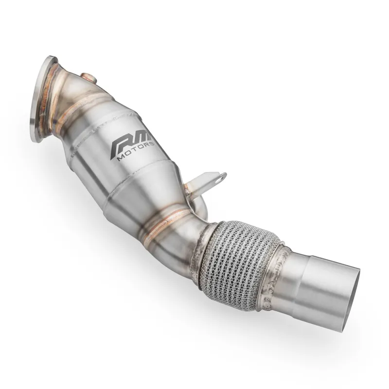 Downpipe BMW F22/F23 220i 230i B48 + katalizator Euro 4 100 CPSI Bezpieczne zakupy