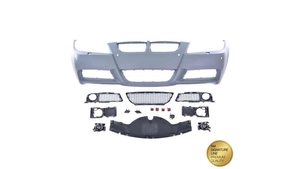 Przedni zderzak sport PDC SRA Lampy przeciwmgielne BMW 3 E90 E91 przed liftem 2005-2008 Szybka dostawa