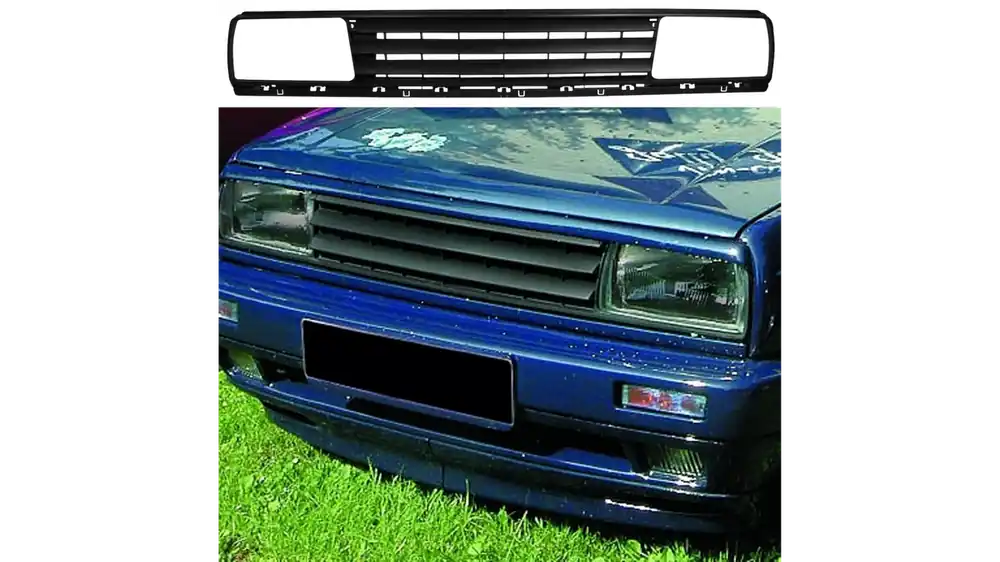 Grill sportowy wersja bez znaczka Black VW JETTA II 1983-1992 Tylko do końca tygodnia