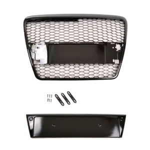 Bezpieczne zakupy Grill sportowy Gloss Black AUDI A6 C6 przed liftem 2004-2008