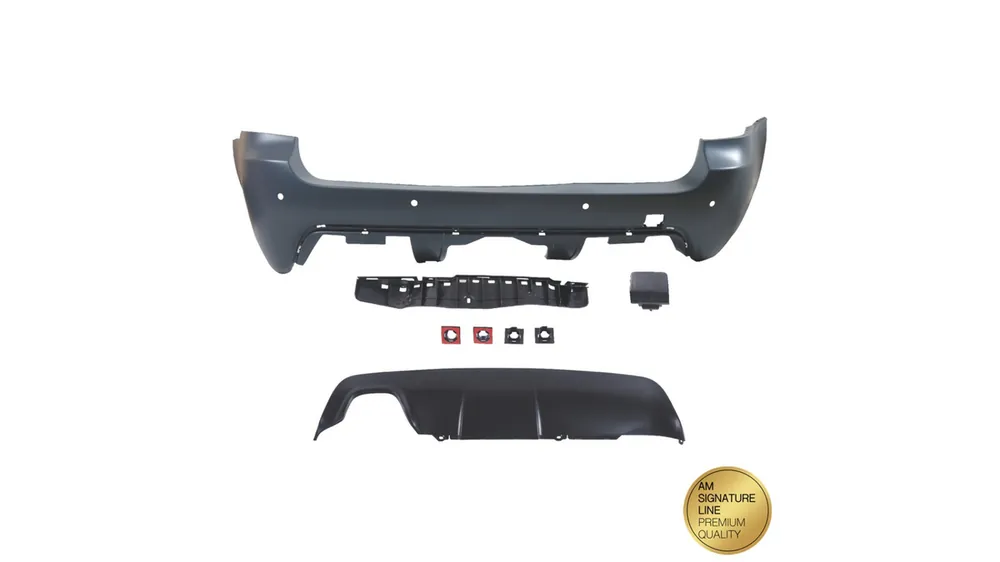 Dodaj do koszyka Tylny zderzak sport PDC zestaw z dyfuzorem BMW 5 E61 Facelift 2007-2010