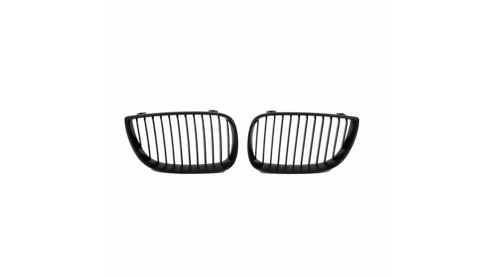 Zamów dziś Grill sportowy pojedyncze żeberka Matt Black BMW 1 E81 E82 E87 E88 przed liftem 2004-2007
