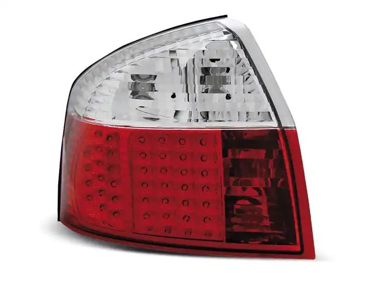 Lampy tylne LED RED WHITE AUDI A4 10.00-10.04 Ekspresowa dostawa