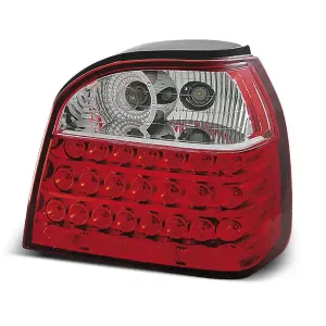 Cena promocyjna Lampy tylne LED RED WHITE VW GOLF 3 09.91-08.97