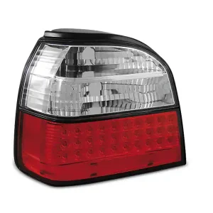 Bezpieczna płatność Lampy tylne LED RED WHITE VW GOLF 3 09.91-08.97