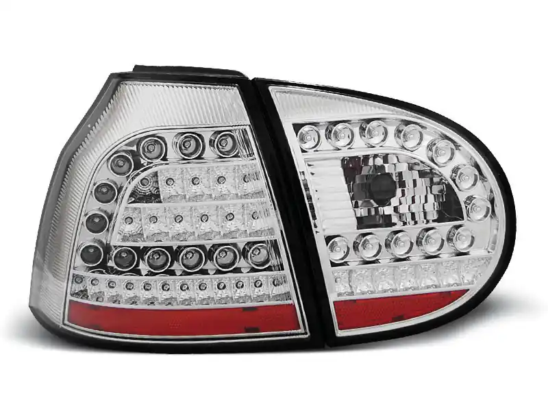 Premium Lampy tylne LED CHROME VW GOLF 5 10.03-09
