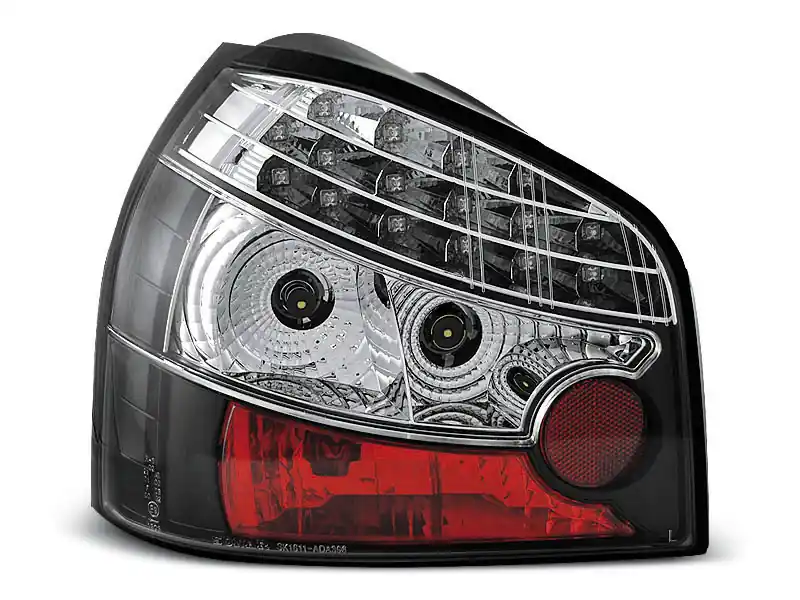 Cena promocyjna Lampy tylne LED BLACK AUDI A3 08.96-08.00