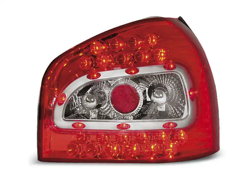 Taniej Lampy tylne LED RED WHITE AUDI A3 08.96-08.00