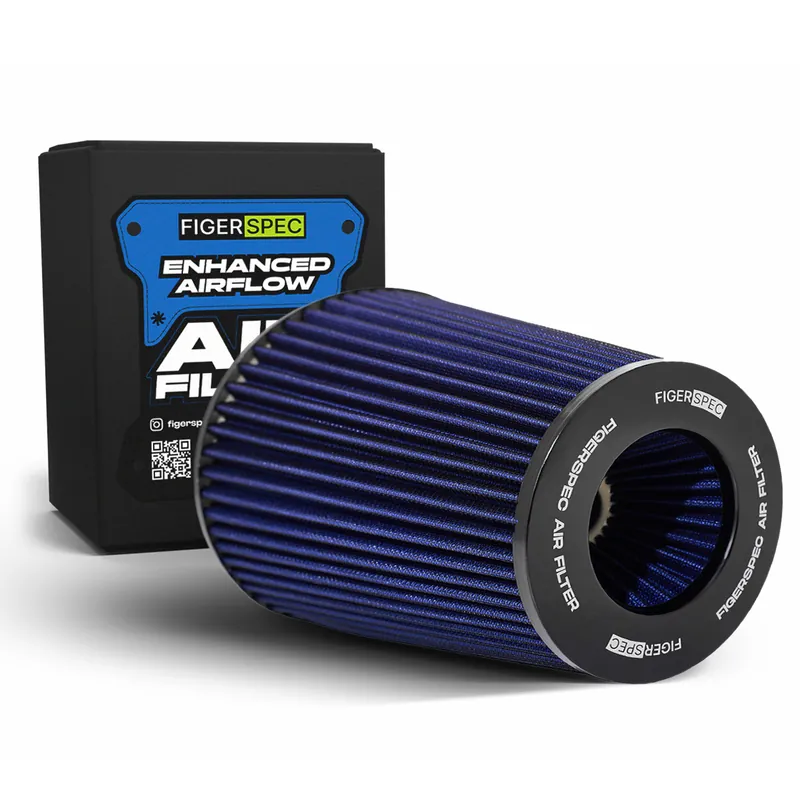 Stożkowy filtr powietrza FigerSPEC 200mm (+adaptery 76/89/101mm) Niebieski Zamów dziś