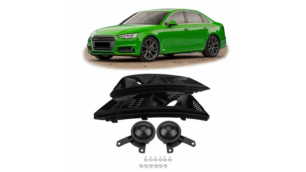 Ramka halogenów Audi A4 B9 Gloss Black Tylko do końca tygodnia