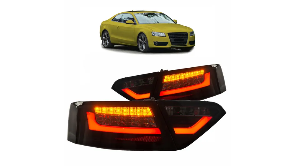 Hit cenowy Lampy Audi A5 8T Tył LED Black-Smoke
