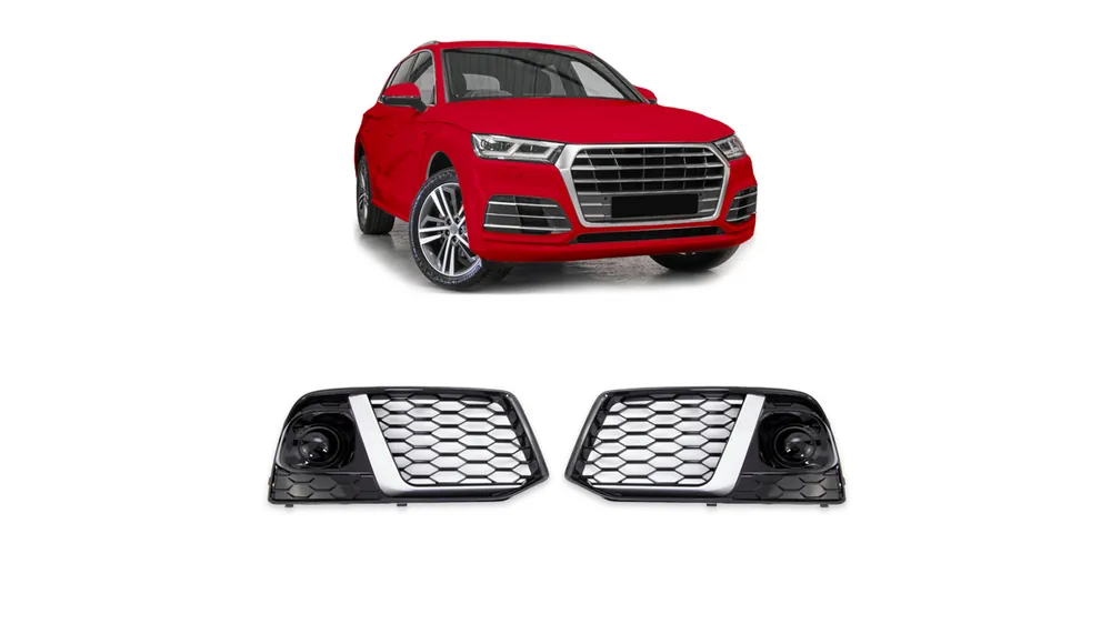 Ramka halogenów Audi Q5 FY Silver Ostatnie sztuki