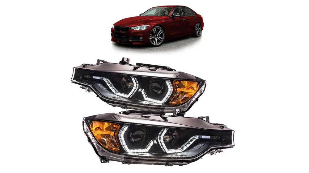 Cena promocyjna Lampy BMW 3 F30 F31 Facelift Przód DRL Black