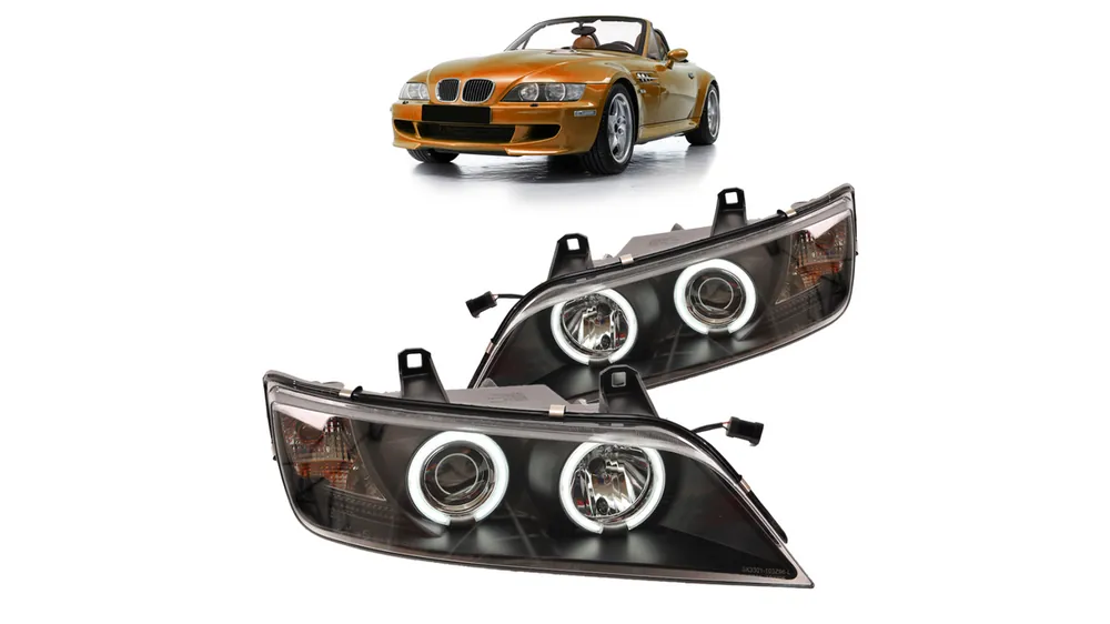 Okazja Lampy BMW Z3 3 E36 Przód CCFL Black