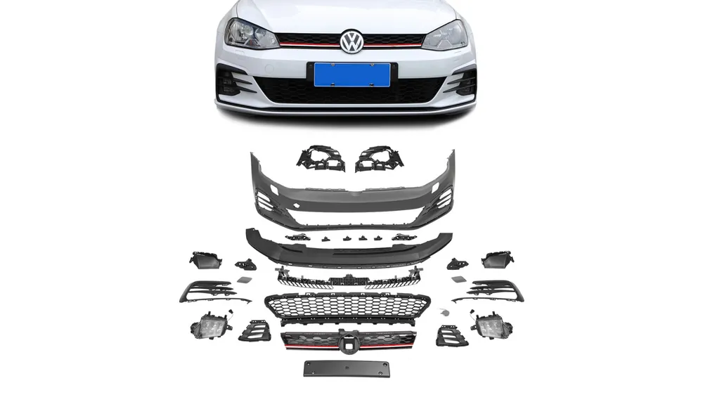 Zderzak Volkswagen Golf 7 Przód SRA Grill LED Halogen Ekspresowa dostawa