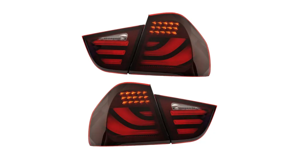 Lampy BMW 3 E90 Facelift Tył LED Red-Smoke Popularny