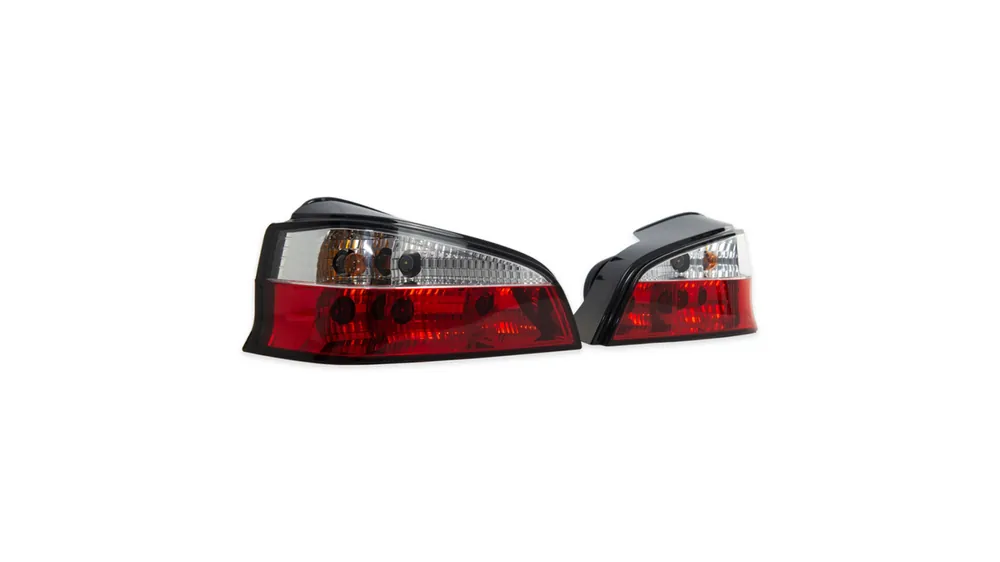 Lampy PEUGEOT 106 Tył Crystal Red Clear Wyprzedaż