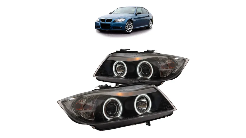 Okazja Lampy BMW 3 E90 E91 Przód CCFL Black