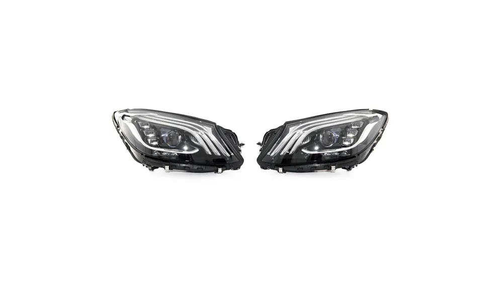 Lampy Mercedes-Benz S W222 Przód Black Bestseller