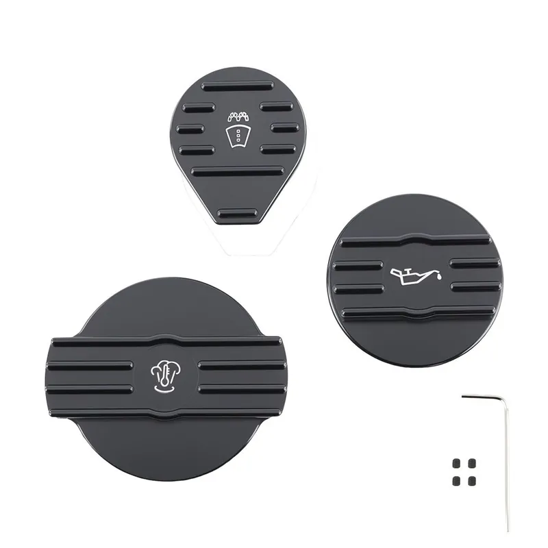 Nowy Zestaw aluminiowych korków 3szt FMIC VW Golf GTI Audi A3 Seat Leon Skoda 2.0T EA888