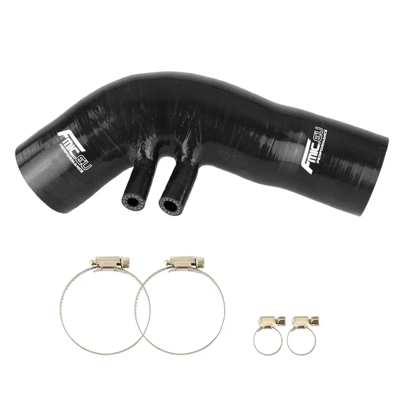 Przewód Silikonowy Dolotu FMIC Mini Cooper S R53 R52 2002-2008 - Czarna Promocja